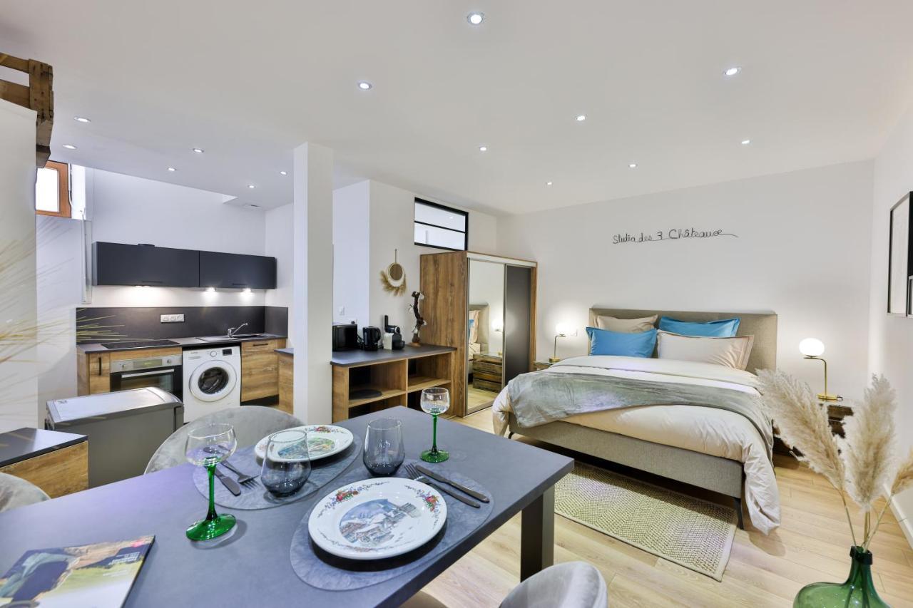 Studio Des 3 Chateaux 후세렌레샤토 외부 사진