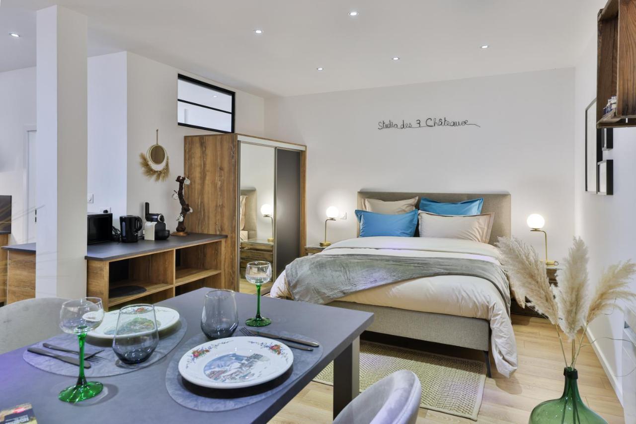 Studio Des 3 Chateaux 후세렌레샤토 외부 사진